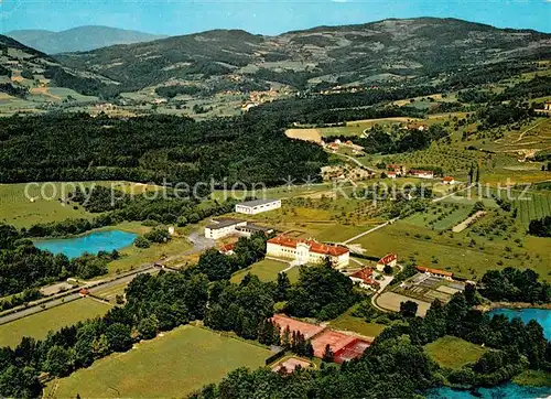 AK / Ansichtskarte Stubenberg_Steiermark Fliegeraufnahme Bundessportschuole Schielleiten Stubenberg_Steiermark