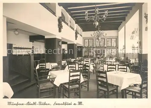 AK / Ansichtskarte Frankfurt_Main Muenchner Kindl Stuben Hotel Excelsior Frankfurt Main