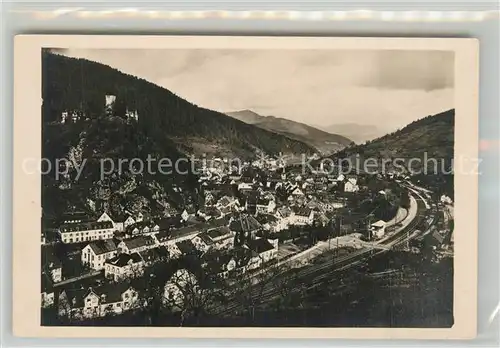 AK / Ansichtskarte Hornberg_Schwarzwald Panorama Hornberg Schwarzwald