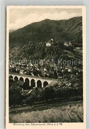 AK / Ansichtskarte Hornberg_Schwarzwald Viadukt Schlossberg Hornberg Schwarzwald