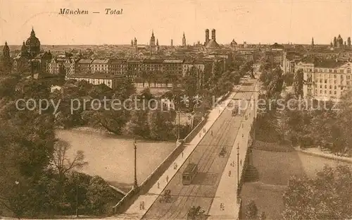 AK / Ansichtskarte Muenchen Stadtblick Muenchen