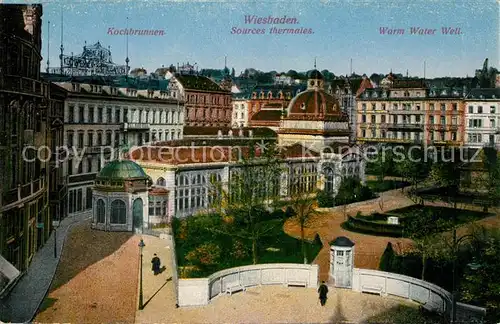 AK / Ansichtskarte Wiesbaden Kochbrunnen  Wiesbaden