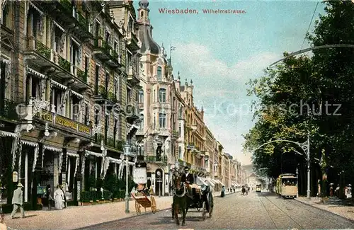 AK / Ansichtskarte Wiesbaden Wilhelmstrasse Wiesbaden