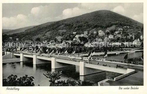 AK / Ansichtskarte Heidelberg_Neckar Neue Neckarbruecke Heidelberg Neckar