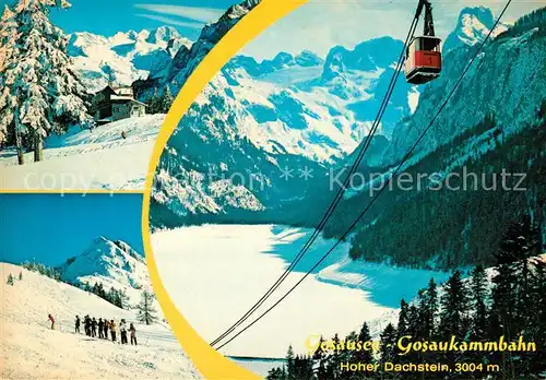 AK / Ansichtskarte Gosau_Oberoesterreich Luftseilbahn Gablonzerhaus  Gosau_Oberoesterreich