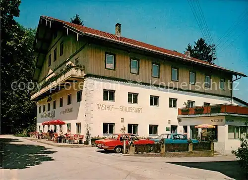 AK / Ansichtskarte Brannenburg Gasthof zum Schlosswirt  Brannenburg