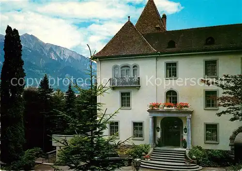 AK / Ansichtskarte Bad_Ragaz Touring Mot Hotel Schloss Ragaz Bad_Ragaz