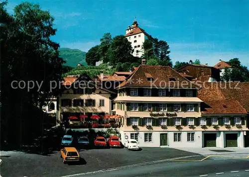 AK / Ansichtskarte Werdenberg Hotel Restaurant R&#246;ssli Werdenberg