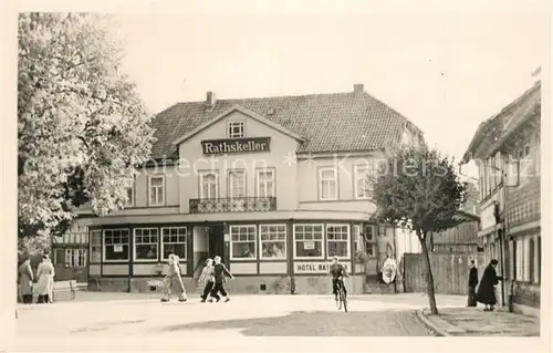 AK / Ansichtskarte Neustadt_Harz Hotel Ratskeller Neustadt_Harz