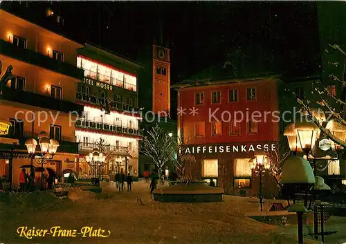 AK / Ansichtskarte Bad_Hofgastein Kaiser Franz Platz Bad_Hofgastein