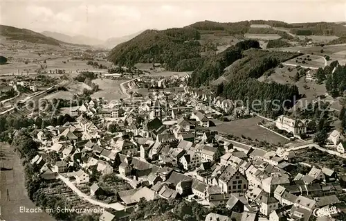 AK / Ansichtskarte Elzach Fliegeraufnahme Elzach