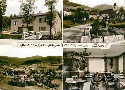 AK / Ansichtskarte Yach Cafe Pension Kuckucksruf Gaststube Kirche Panorama Yach