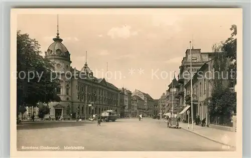 AK / Ansichtskarte Konstanz_Bodensee Marktstaette Konstanz_Bodensee