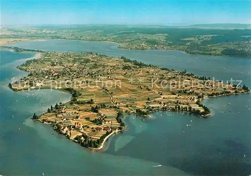 AK / Ansichtskarte Insel_Reichenau_Bodensee Fliegeraufnahme 