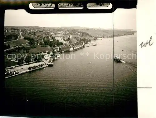 AK / Ansichtskarte Meersburg_Bodensee Fliegeraufnahme Meersburg Bodensee