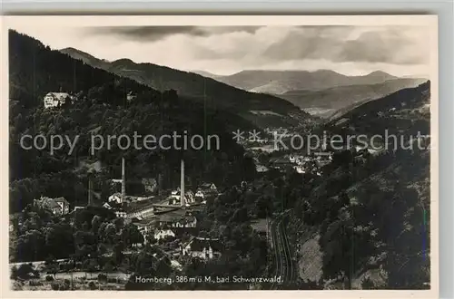 AK / Ansichtskarte Hornberg_Schwarzwald Panorama Hornberg Schwarzwald