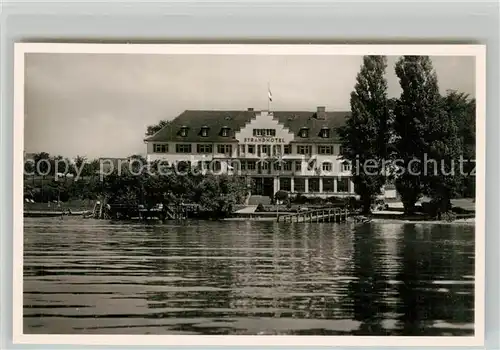 AK / Ansichtskarte Insel_Reichenau_Bodensee Strandhotel 