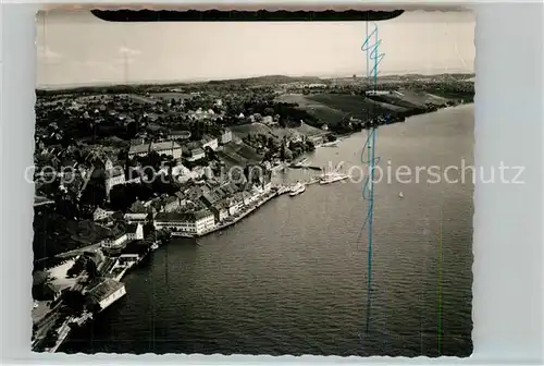 AK / Ansichtskarte Meersburg_Bodensee Fliegeraufnahme Meersburg Bodensee