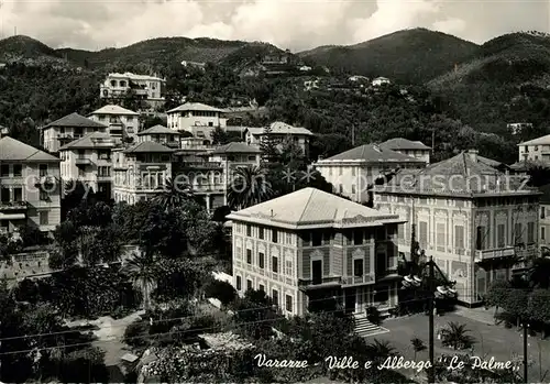 AK / Ansichtskarte Varazze Ville e Albergo Le Palme  Varazze