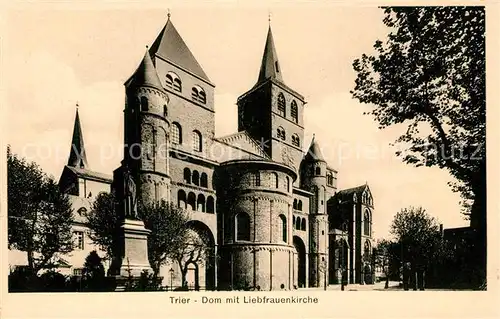 AK / Ansichtskarte Trier Dom mit Liebfrauenkirche Trier