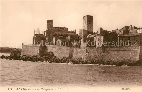 AK / Ansichtskarte Antibes_Alpes_Maritimes Les Remparts Antibes_Alpes_Maritimes