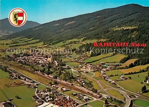 AK / Ansichtskarte Radstadt Fliegeraufnahme Hausberg Rossbrand Radstadt