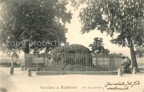 AK / Ansichtskarte Konstanz_Bodensee Husenstein Gedenkstein Johannes Hus Konstanz_Bodensee