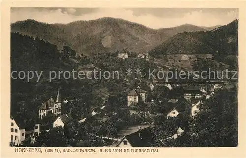 AK / Ansichtskarte Hornberg_Schwarzwald Panorama Blick vom Reichenbachtal Hornberg Schwarzwald