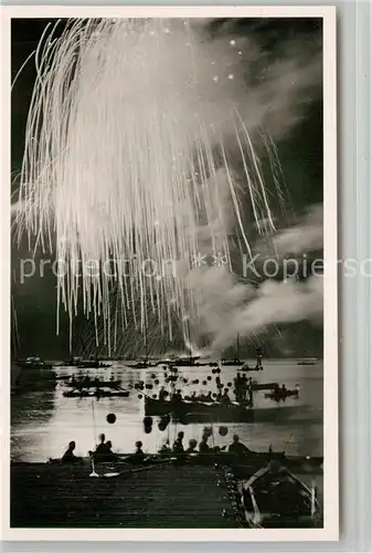 AK / Ansichtskarte Konstanz_Bodensee Seebeleuchtung Konstanz_Bodensee