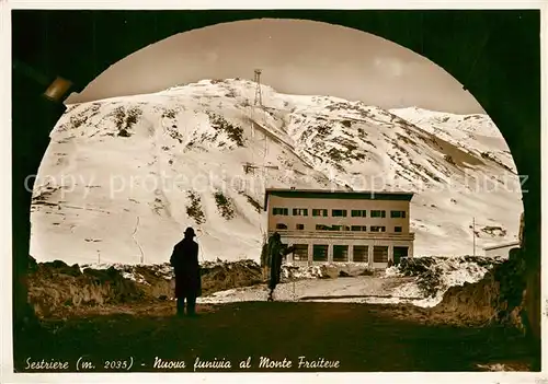 AK / Ansichtskarte Sestriere Nuova funivia al Monte Fraiteve Sestriere