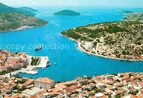 AK / Ansichtskarte Vela_Luka Fliegeraufnahme Vela_Luka