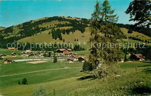 AK / Ansichtskarte Saanenmoeser_Hornberg Panorama Saanenmoeser Hornberg