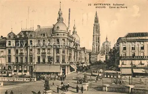 AK / Ansichtskarte Antwerpen_Anvers Canal au Sucre Antwerpen Anvers