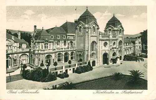 AK / Ansichtskarte Bad_Neuenahr Ahrweiler Kurtheater Restaurant Bad_Neuenahr Ahrweiler