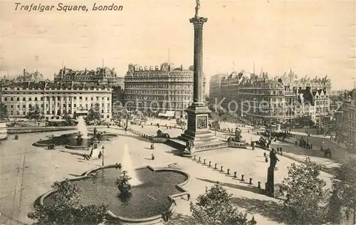 AK / Ansichtskarte London Trafalger Square London