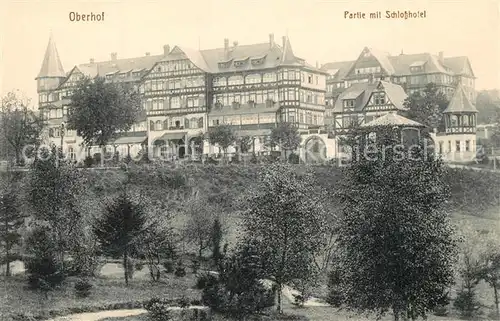 AK / Ansichtskarte Oberhof_Thueringen Schlosshotel Oberhof Thueringen