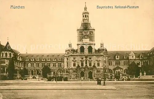 AK / Ansichtskarte Muenchen Bayerisches Nationalmuseum Muenchen