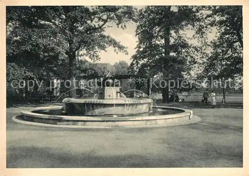 AK / Ansichtskarte Zwickau_Sachsen Brunnen Schwanenteichanlagen Zwickau Sachsen