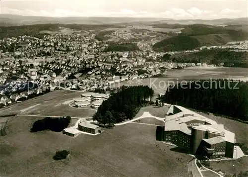 AK / Ansichtskarte Olpe_Biggesee Mutterhaus der Franziskanerinnen Fliegeraufnahme Olpe Biggesee