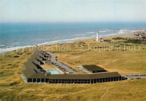 AK / Ansichtskarte Hirtshals Fliegeraufnahme Danland Hotel Fyrfklit Hirtshals