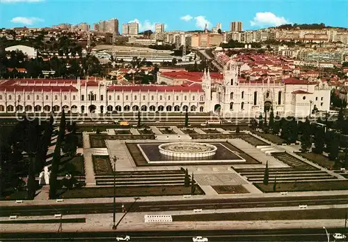 AK / Ansichtskarte Lisboa Fliegeraufnahme Mosteiro dos Jeronimos Lisboa