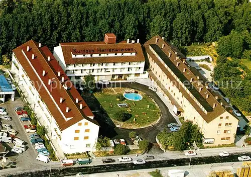 AK / Ansichtskarte Bad_Mergentheim Fliegeraufnahme Kurhaus Herrenwiesen Bad_Mergentheim