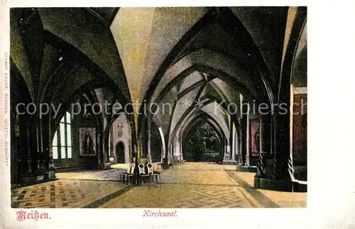 AK / Ansichtskarte Meissen_Elbe_Sachsen Dom Kirchsaal Meissen_Elbe_Sachsen