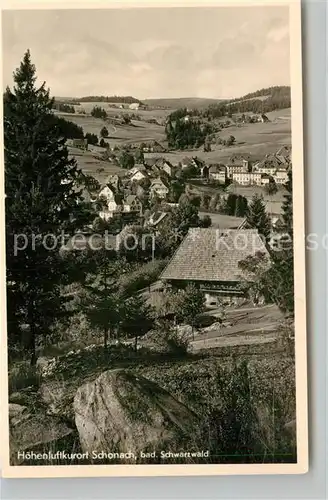 AK / Ansichtskarte Schonach_Schwarzwald Panorama Schonach Schwarzwald