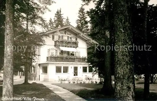 AK / Ansichtskarte Rottach Egern Gaestehaus Villa Diana Rottach Egern