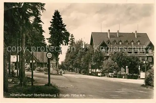 AK / Ansichtskarte Oberbaerenburg_Baerenburg Berghotel Friedrichshoehe Oberbaerenburg Baerenburg