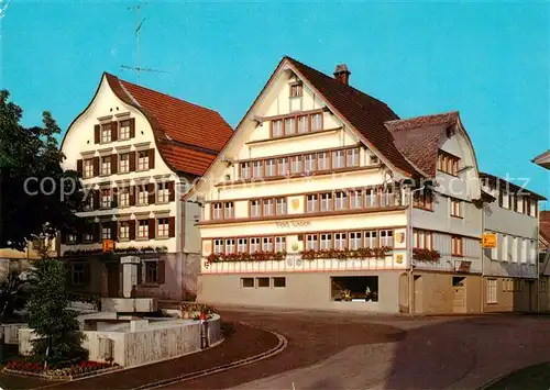 AK / Ansichtskarte Hemberg_SG Hotel Metzgerei Loewen Hemberg_SG