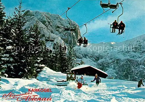 AK / Ansichtskarte Abtenau Skiparadies Karkogel Tennengebirge Sessellift Abtenau