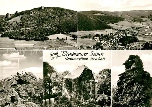 AK / Ansichtskarte Bruchhausen_Sauerland Panorama Gipfelkreuz Steinen Bruchhausen_Sauerland