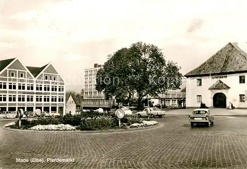 AK / Ansichtskarte Stade_Niederelbe Pferdemarkt Stade Niederelbe